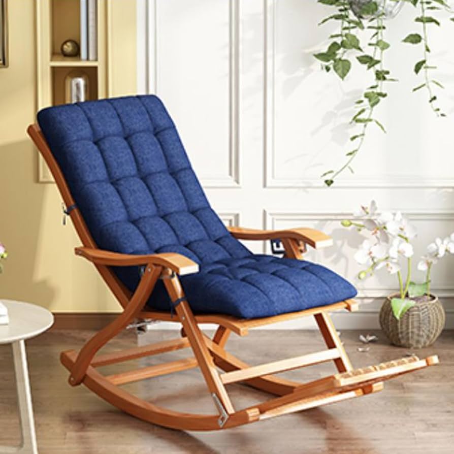 Amazon.com: Foldable Recliner,Bamboo Lounge Chair,Foldable